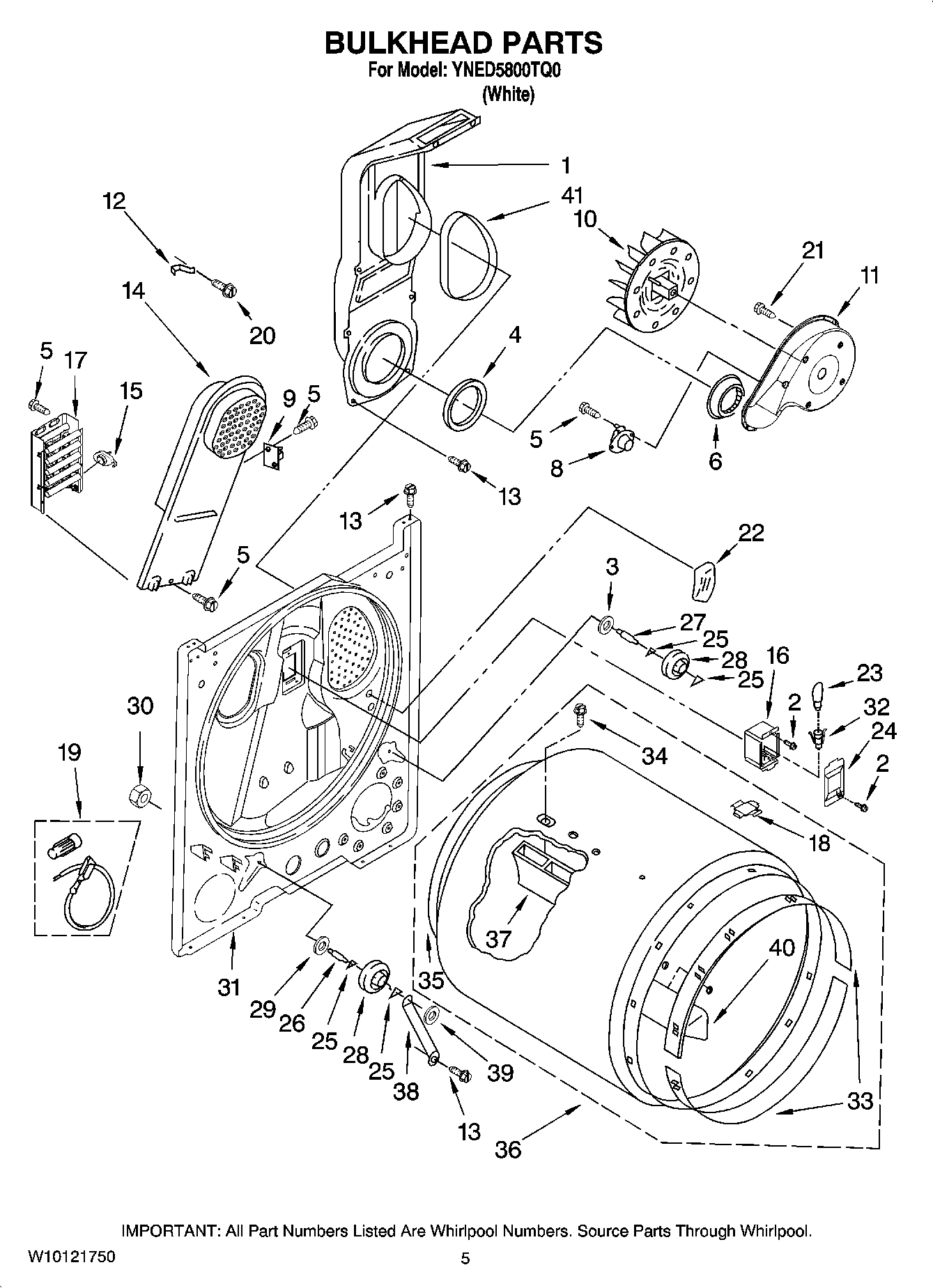 03 - BULKHEAD PARTS, OPTIONAL PARTS (NOT INCLUDED)