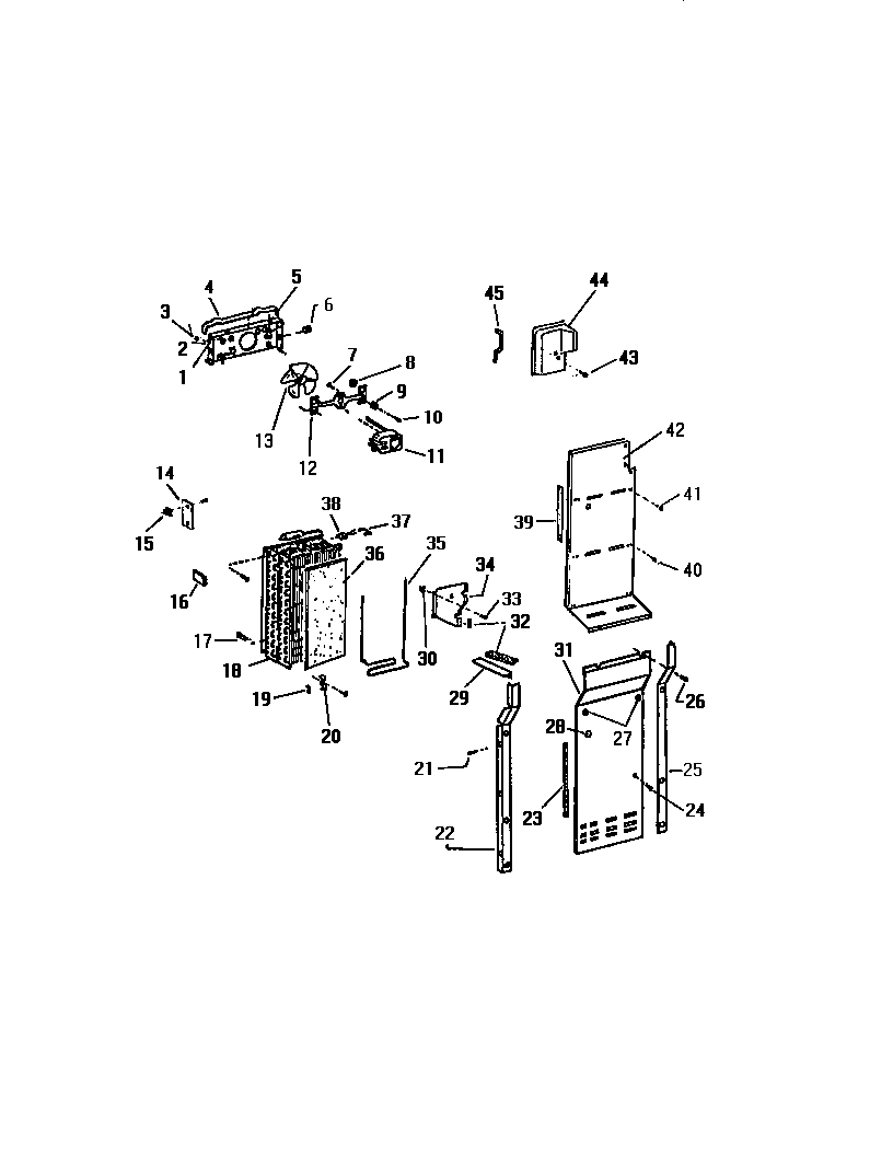 07 - EVAPORATOR AND FAN MOTOR