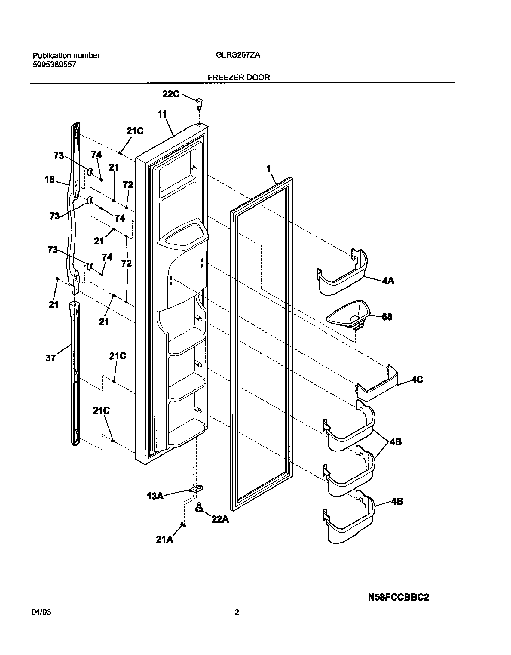 03 - FREEZER DOOR