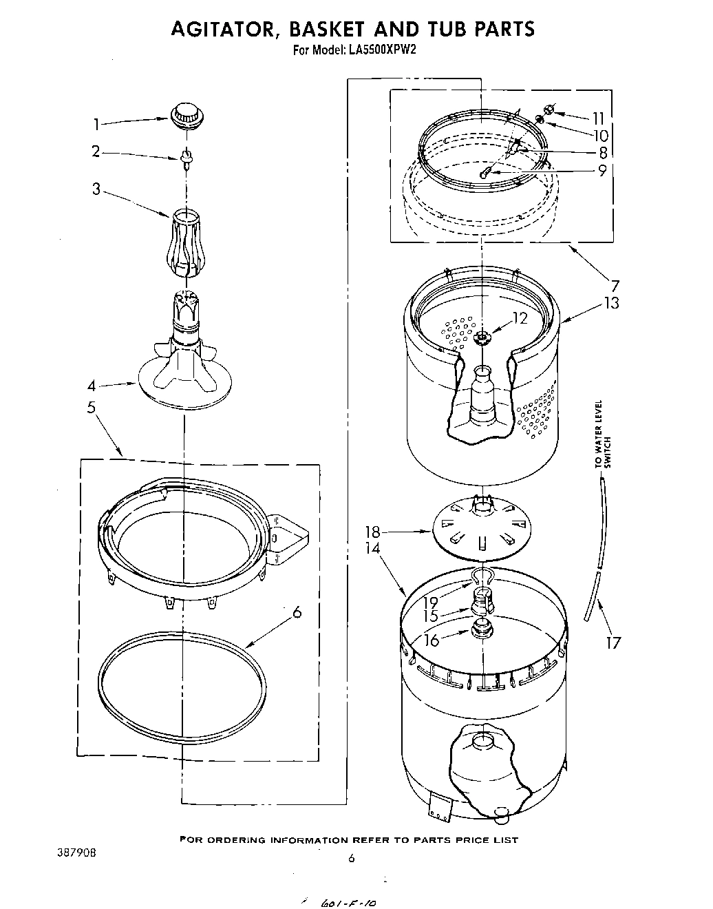 04 - AGITATOR, BASKET AND TUB