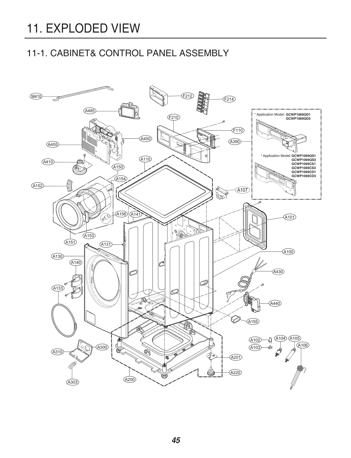 CABINET& CONTROL PANEL ASSEMBLY