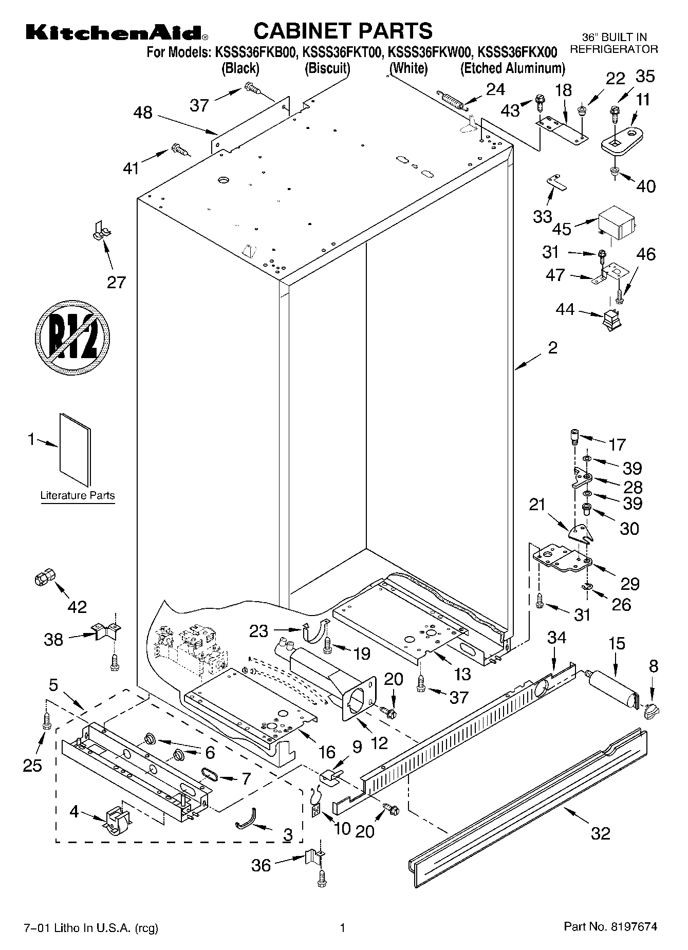 01 - CABINET, LITERATURE