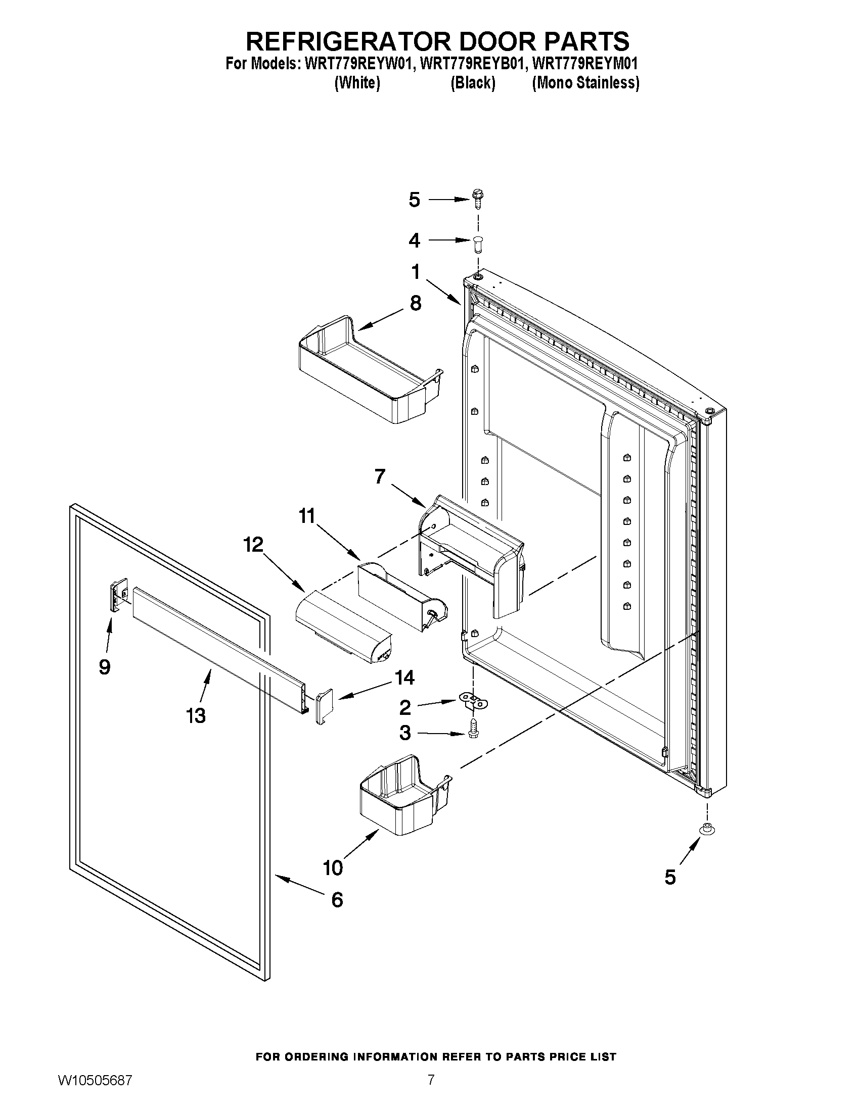 05 - REFRIGERATOR DOOR PARTS