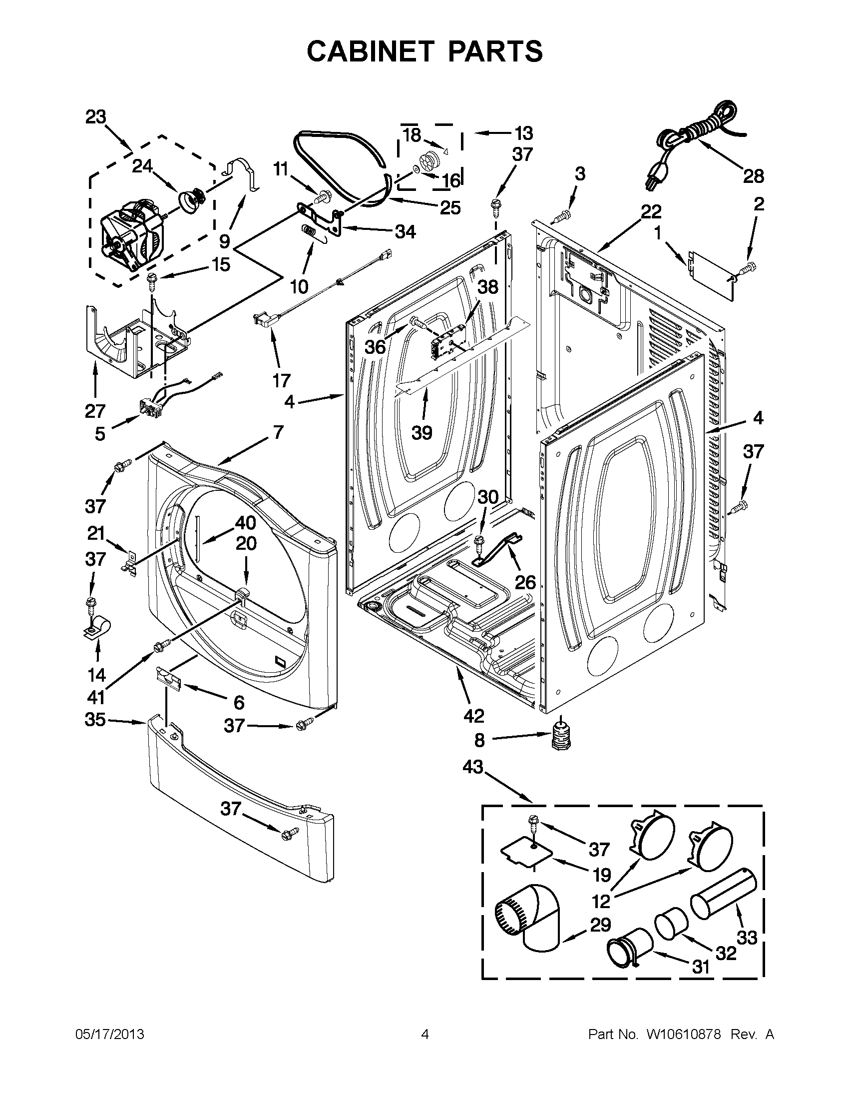 02 - CABINET PARTS