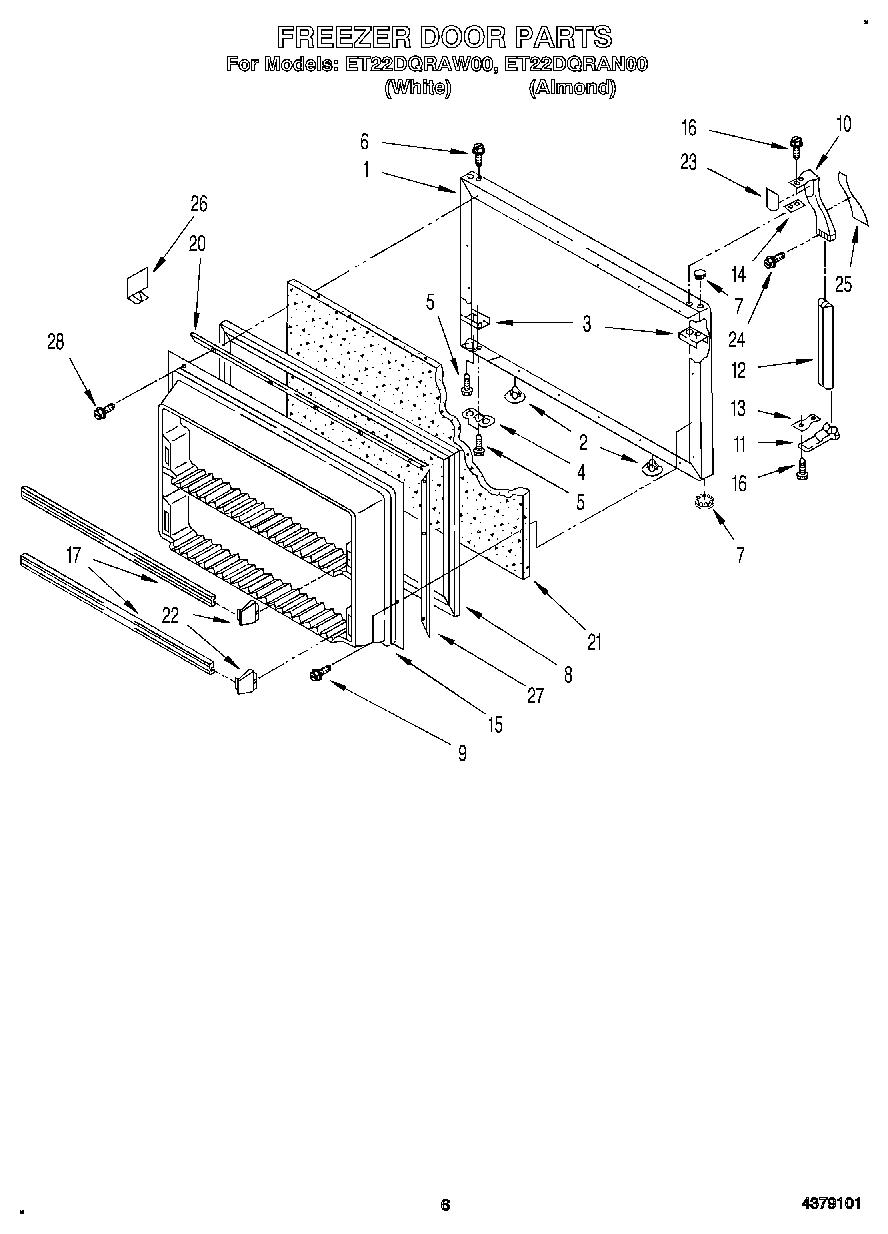 04 - FREEZER DOOR