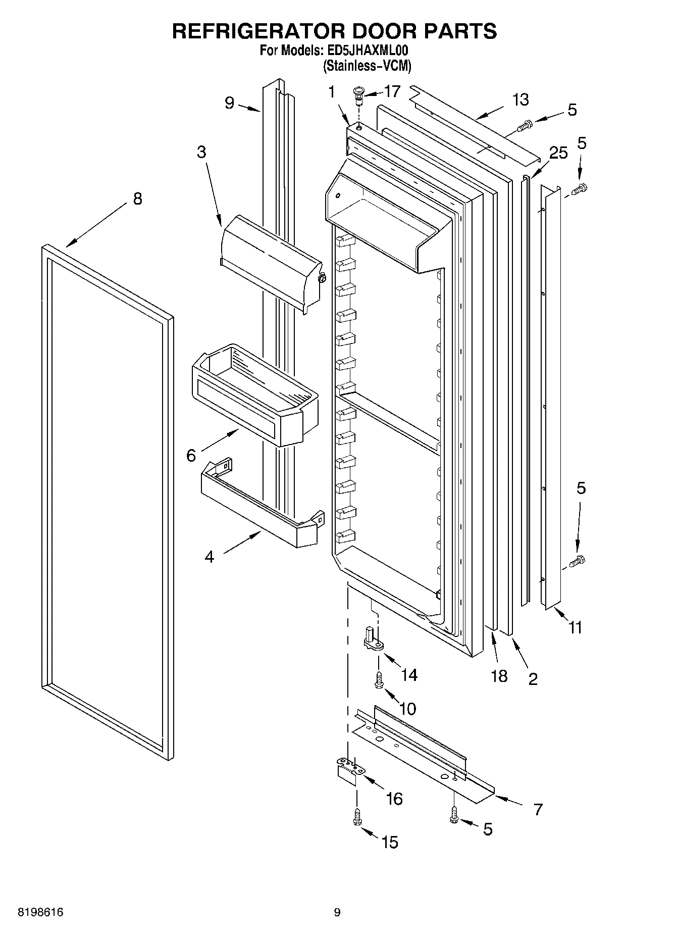 06 - REFRIGERATOR DOOR PARTS