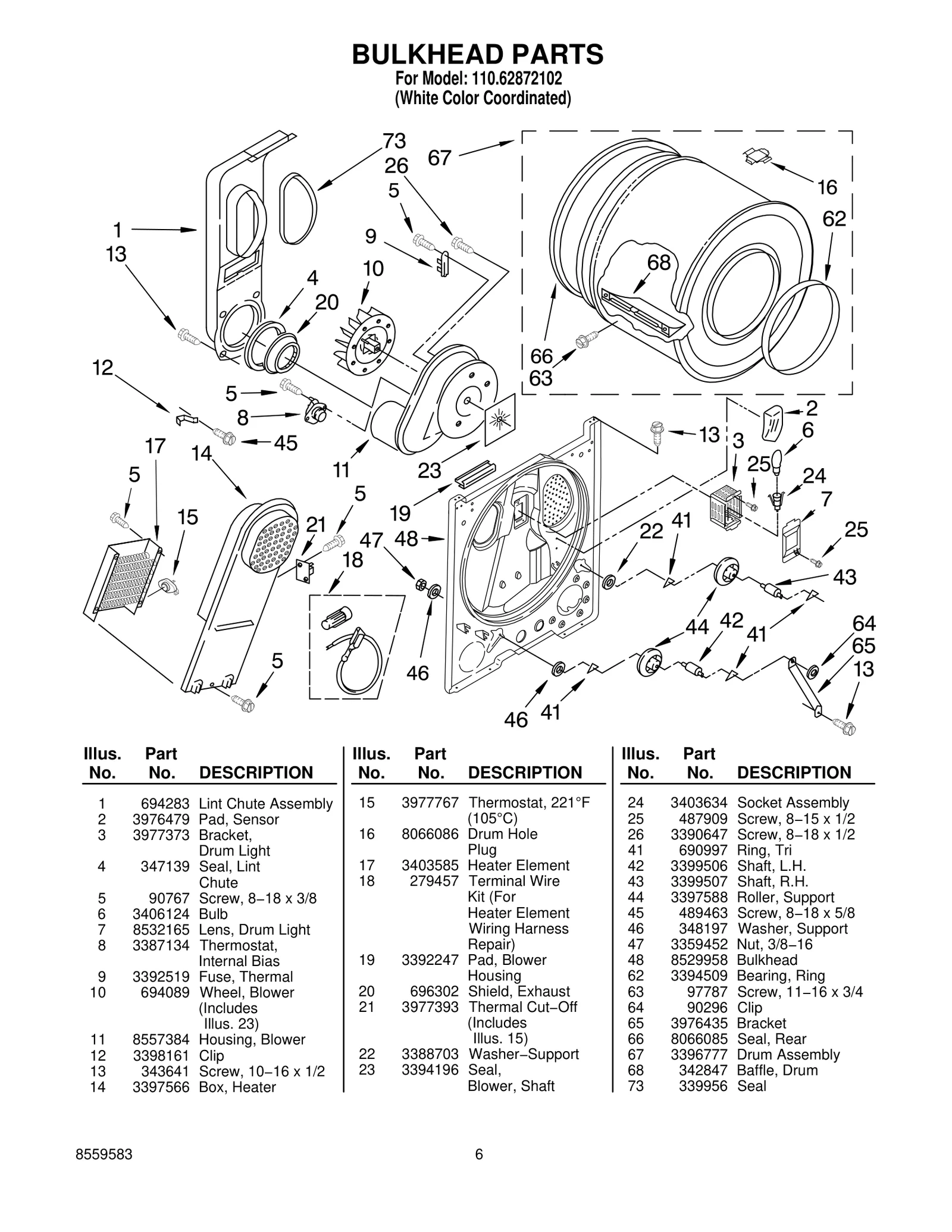 BULKHEAD PARTS