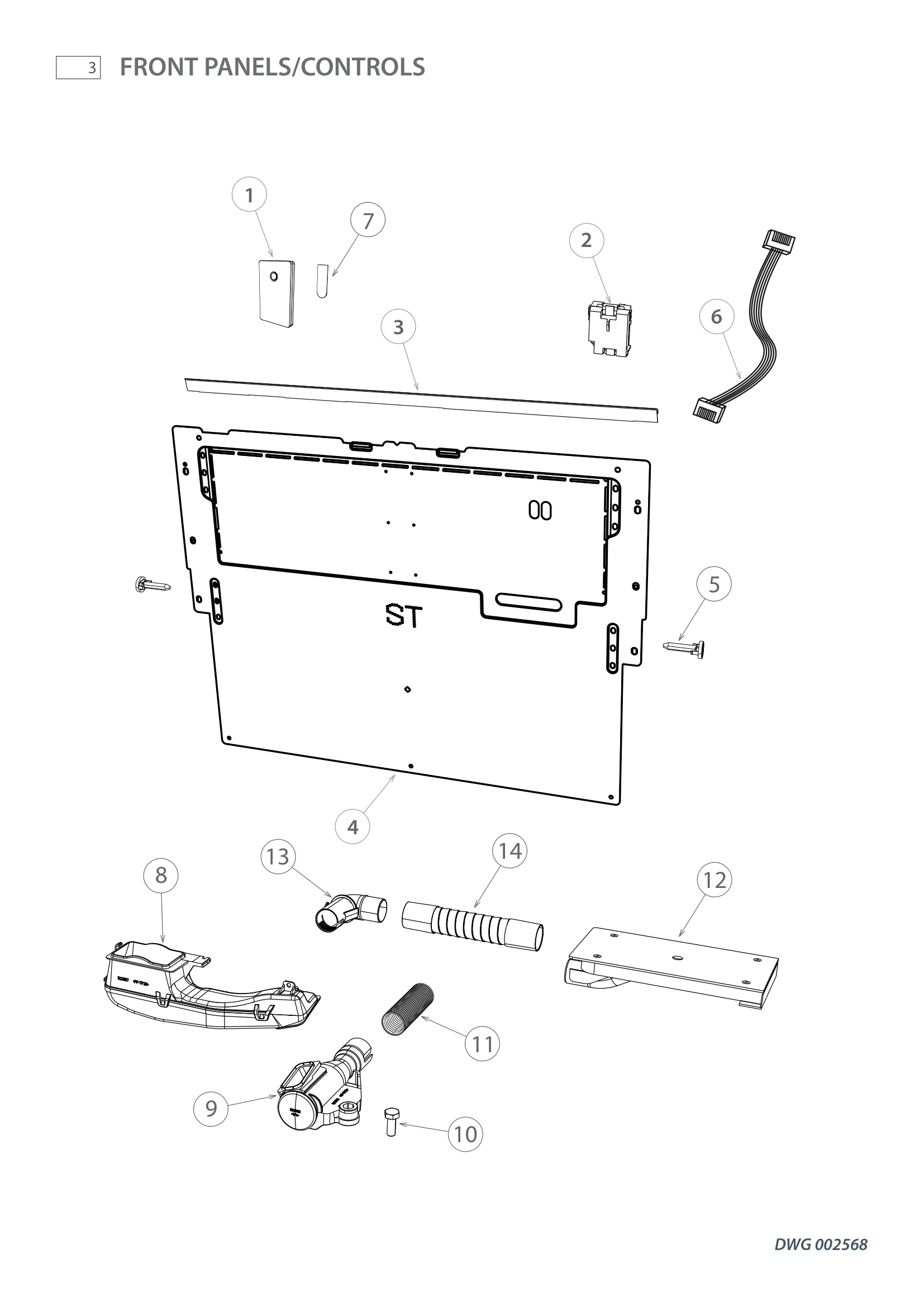 FRONT PANELS/CONTROLS