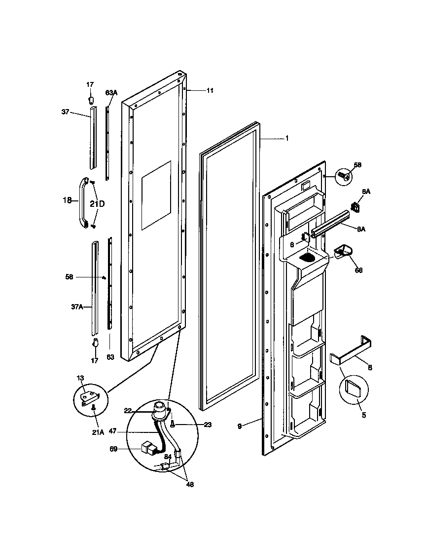 02 - FREEZER DOOR