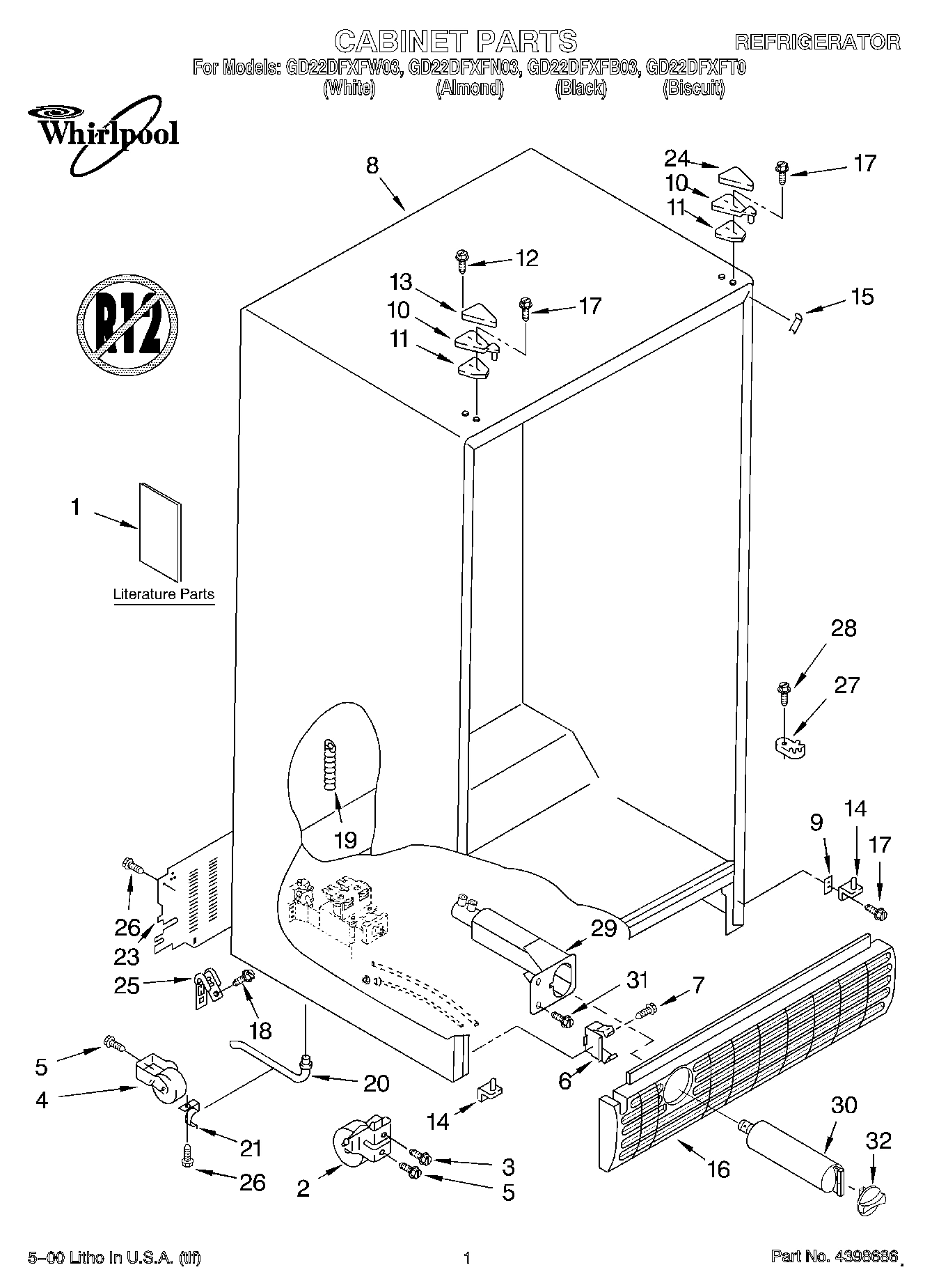 01 - CABINET, LITERATURE