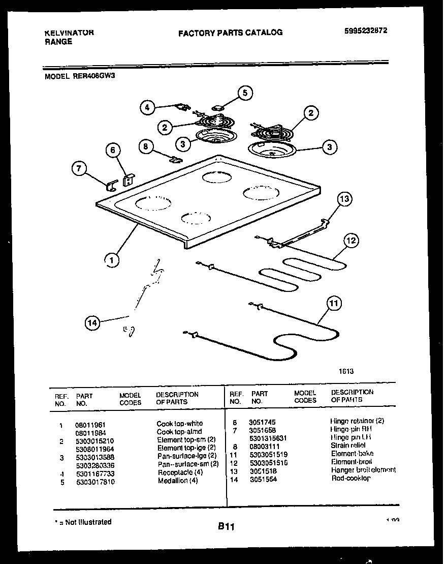 05 - COOKTOP AND BROILER PARTS