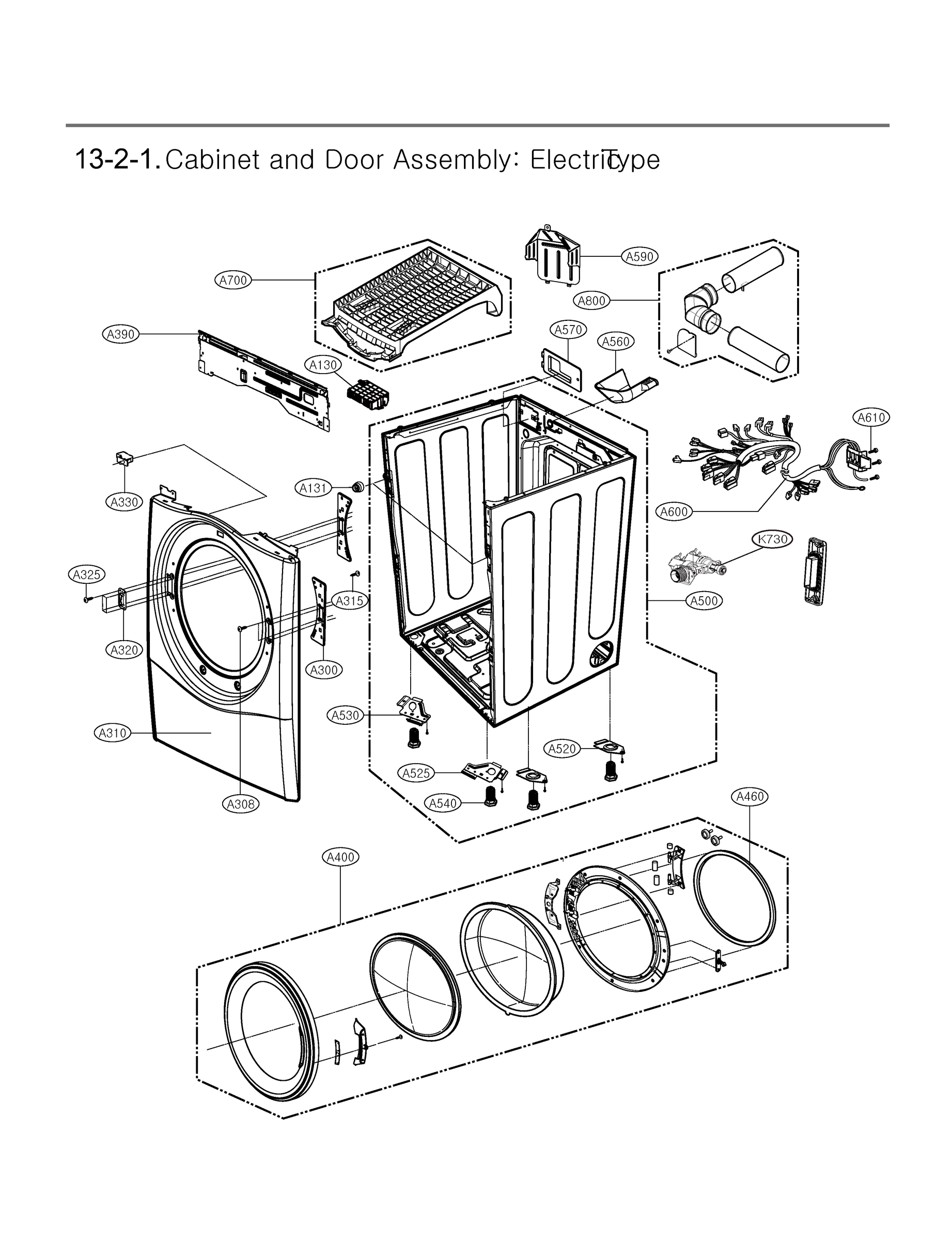 CABINET AND DOOR ASSEMBLY