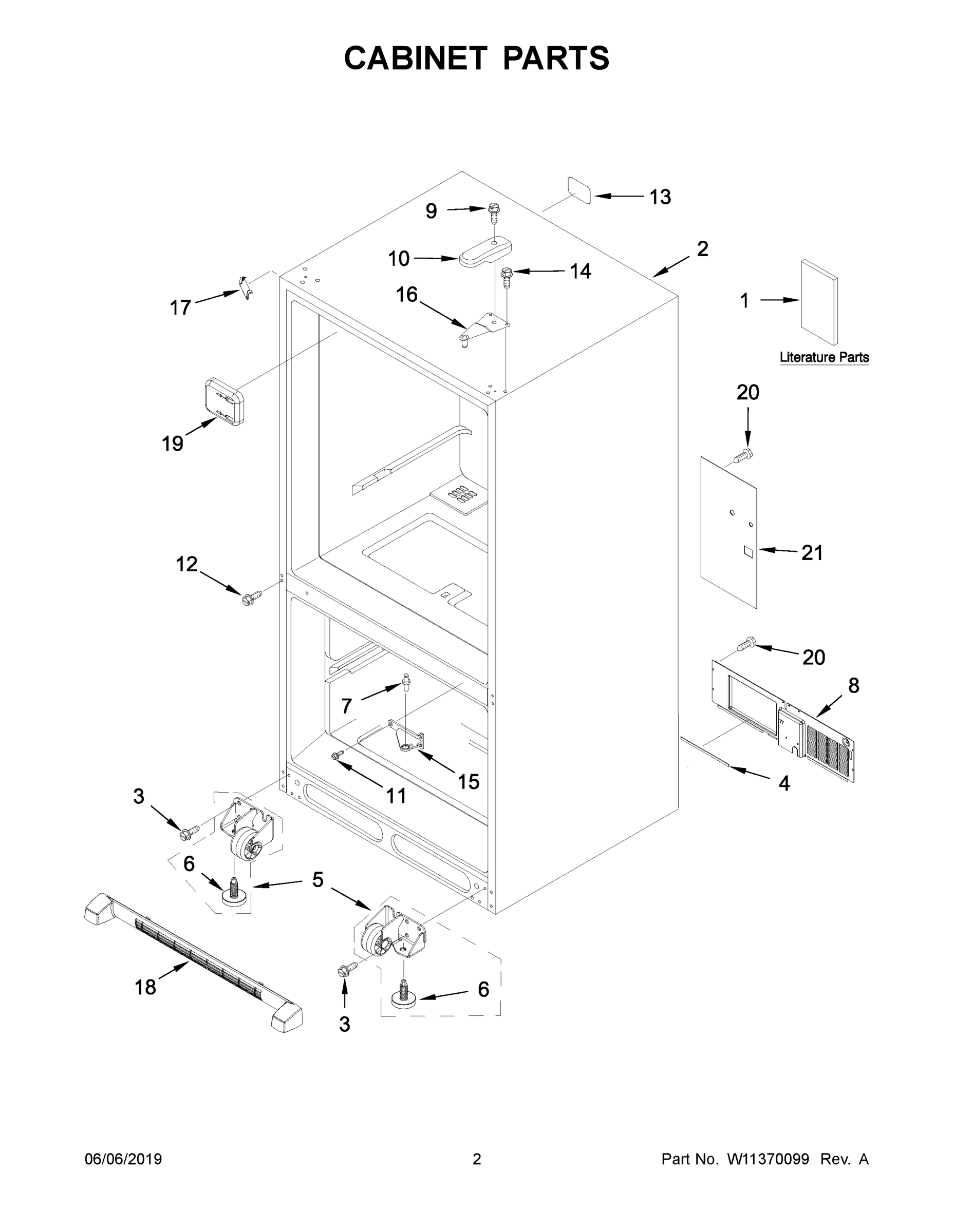 02 - CABINET PARTS