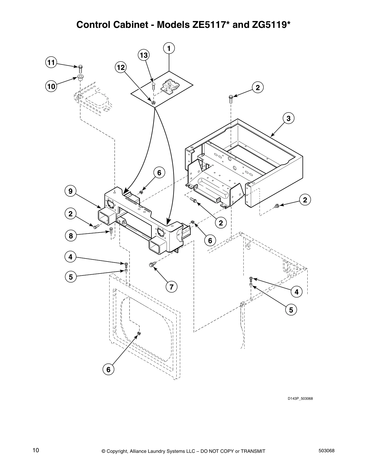 Control Cabinet - Models ZE5117* and ZG5119*