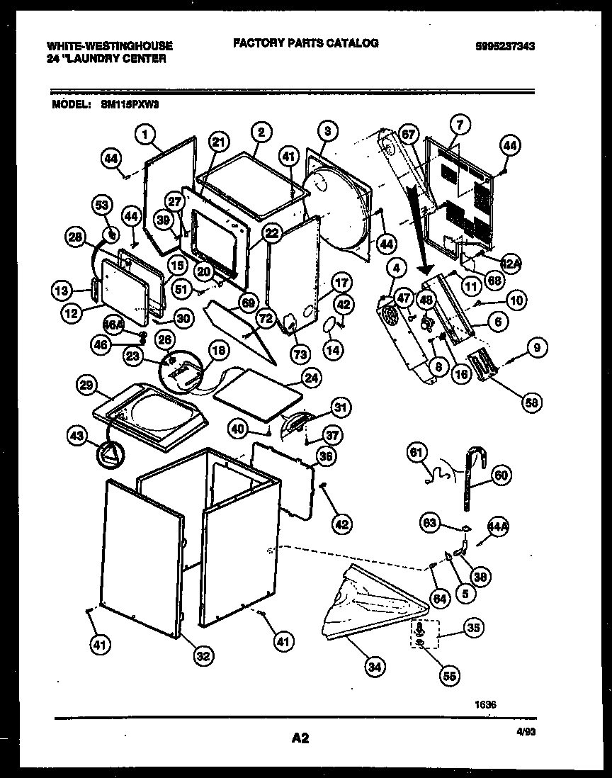 02 - CABINET PARTS AND HEATER
