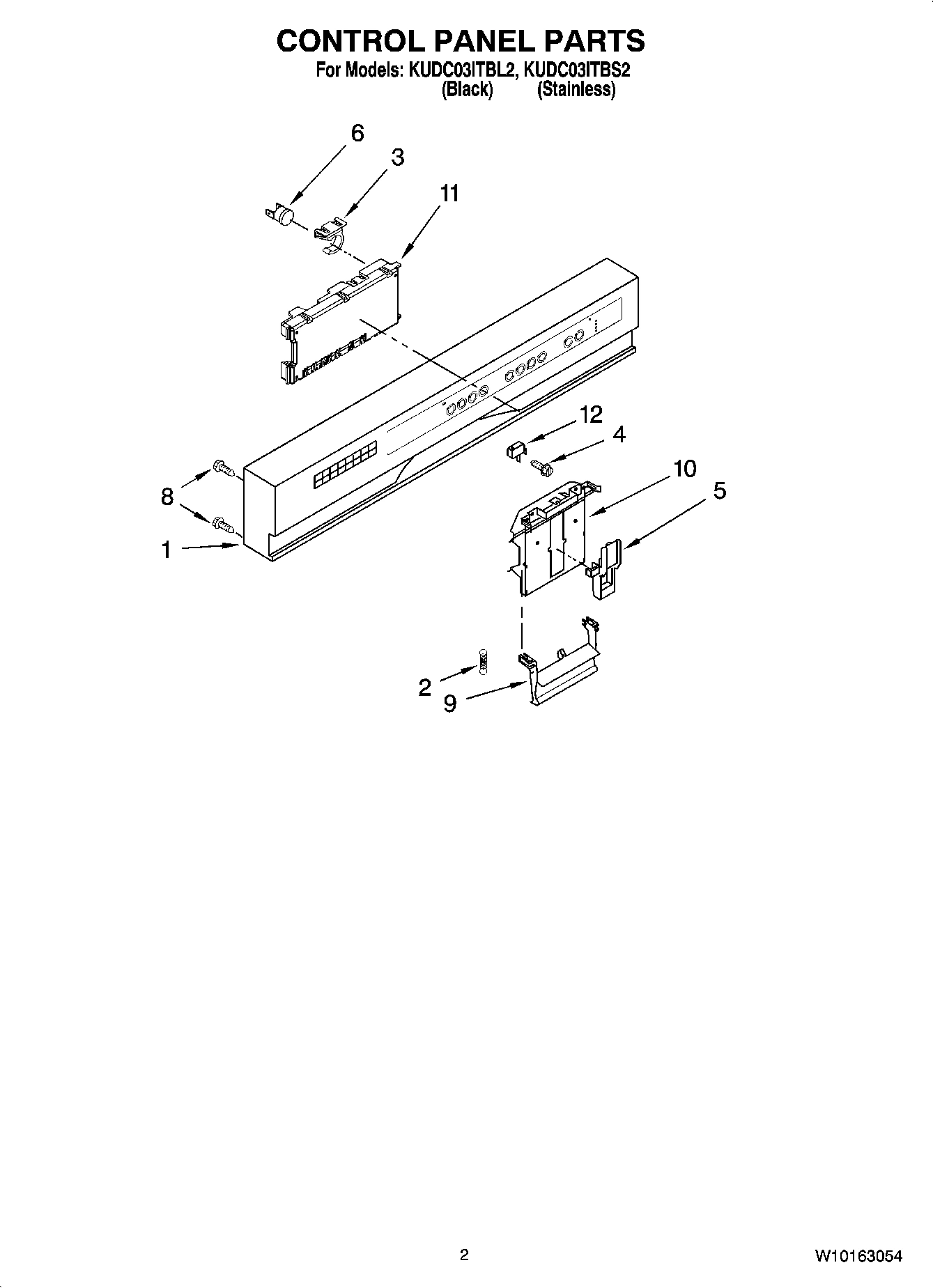 02 - CONTROL PANEL PARTS