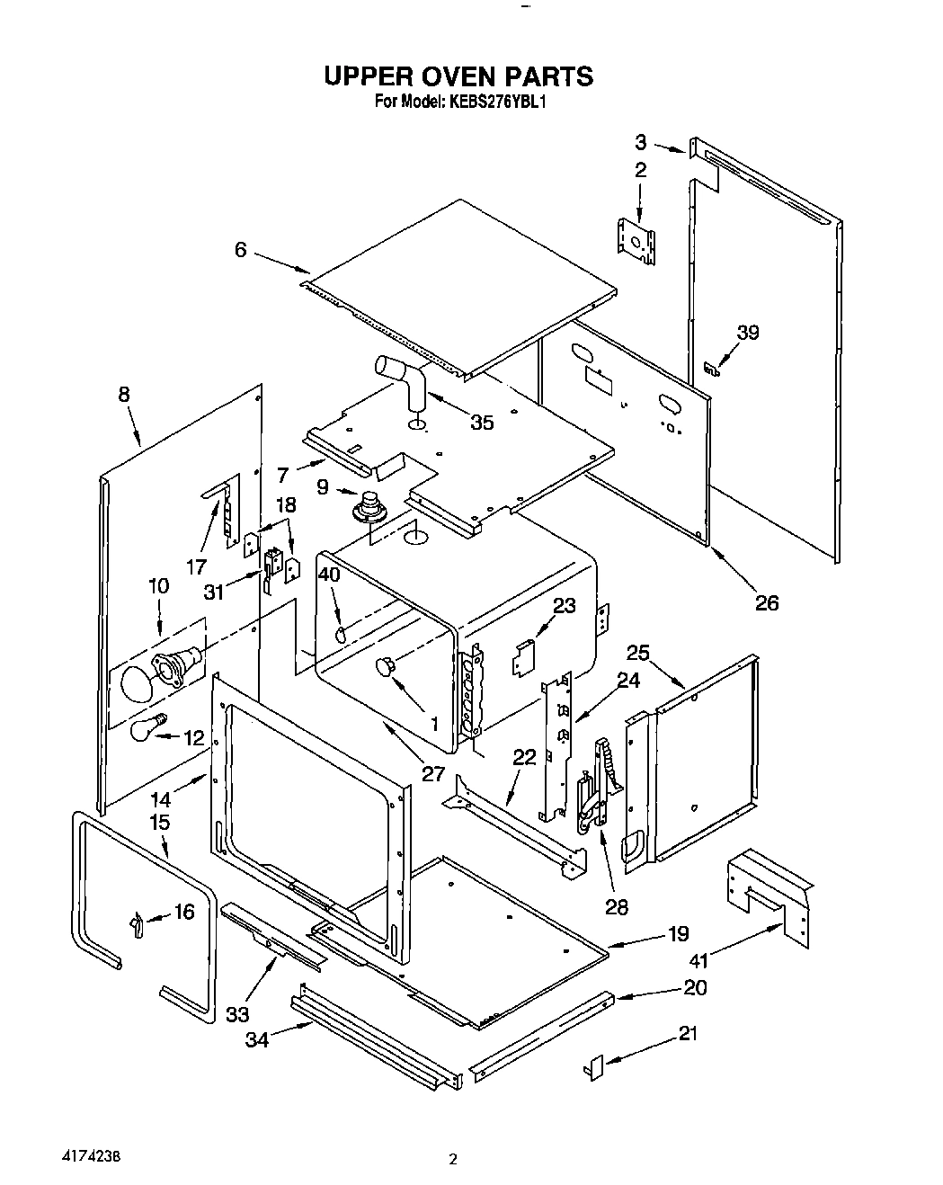 02 - UPPER OVEN, OPTIONAL