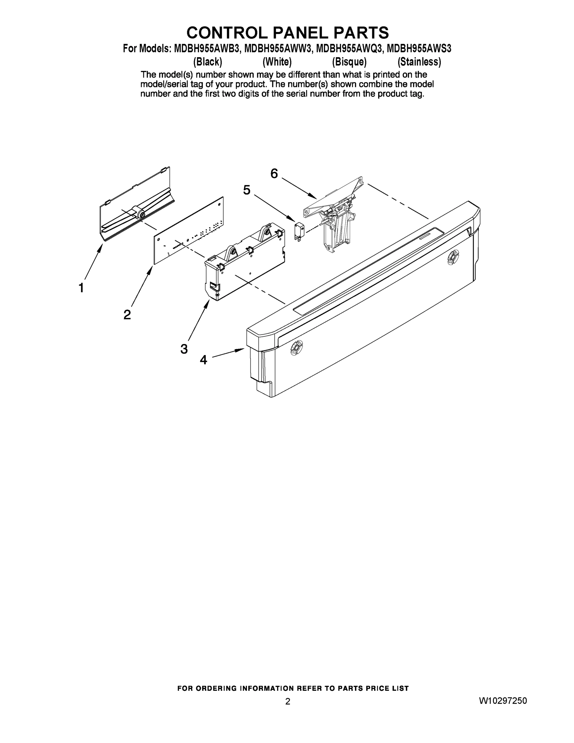 02 - CONTROL PANEL PARTS