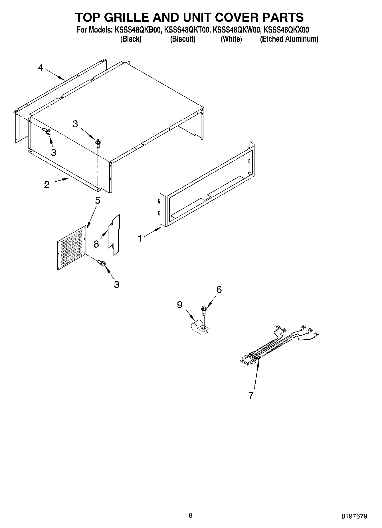 06 - TOP GRILLE AND UNIT COVER