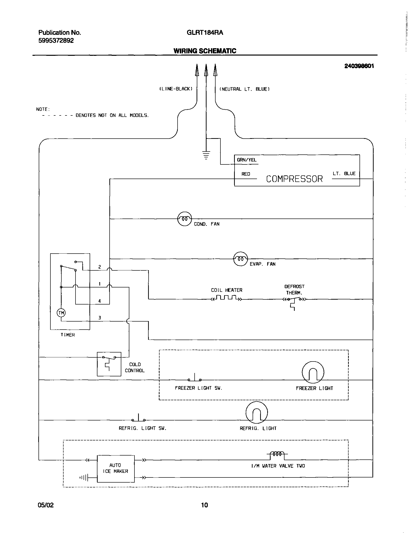 10 - WIRING SCHEMATIC