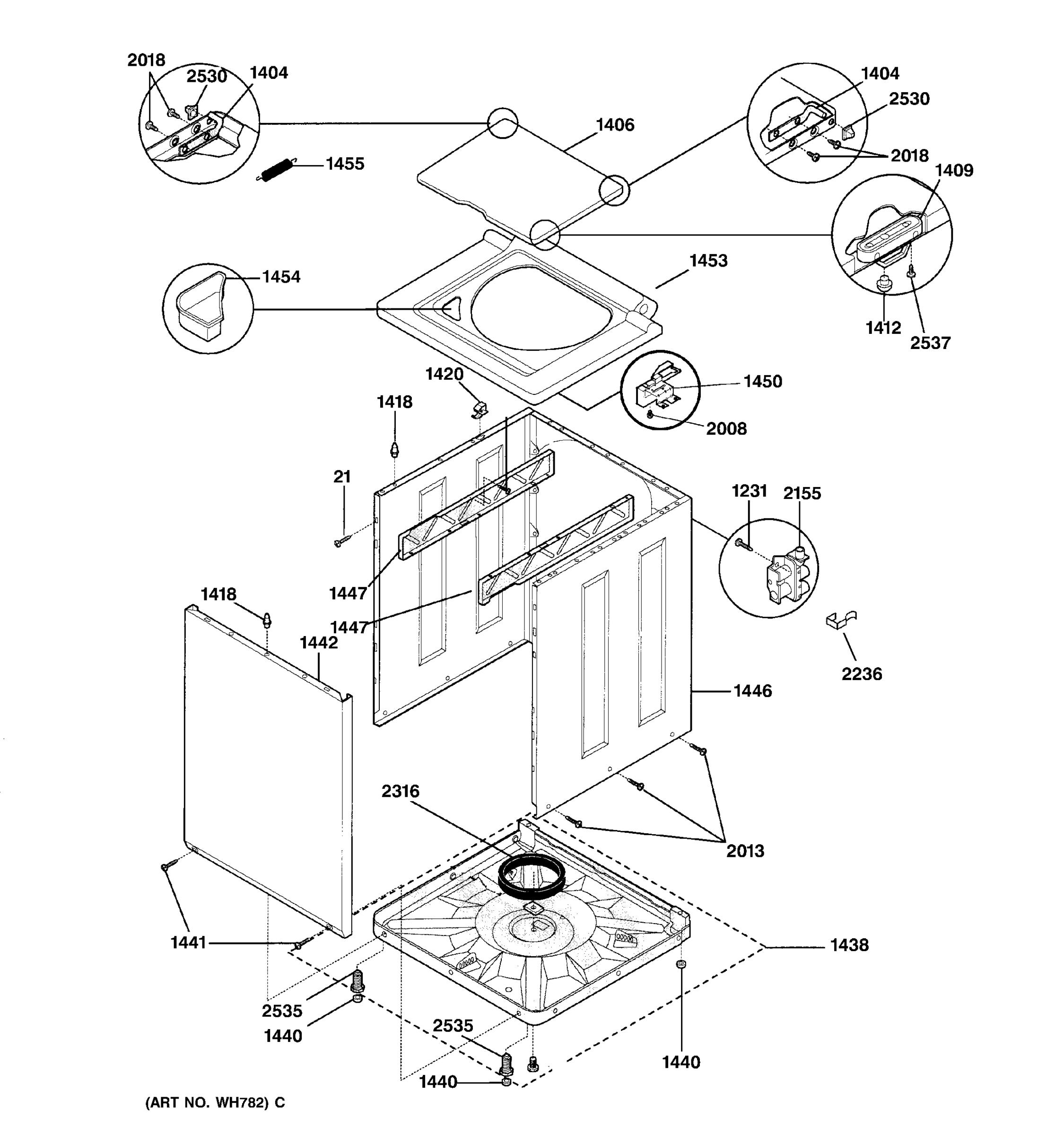 WASHER CABINET