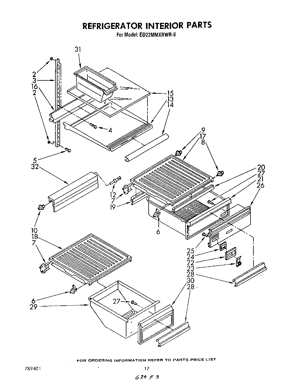 10 - REFRIGERATOR INTERIOR , LIT/OPTIONAL