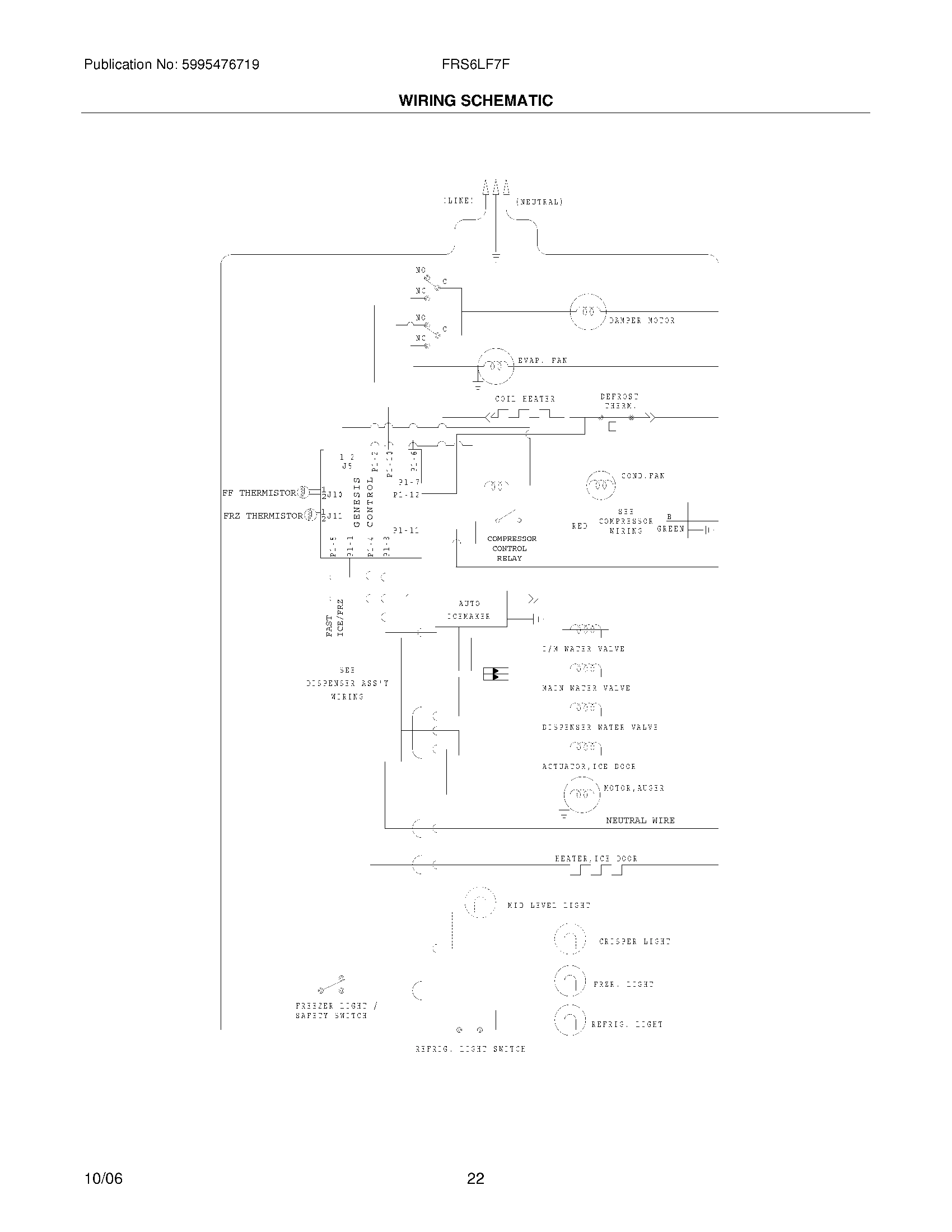22 - WIRING SCHEMATIC