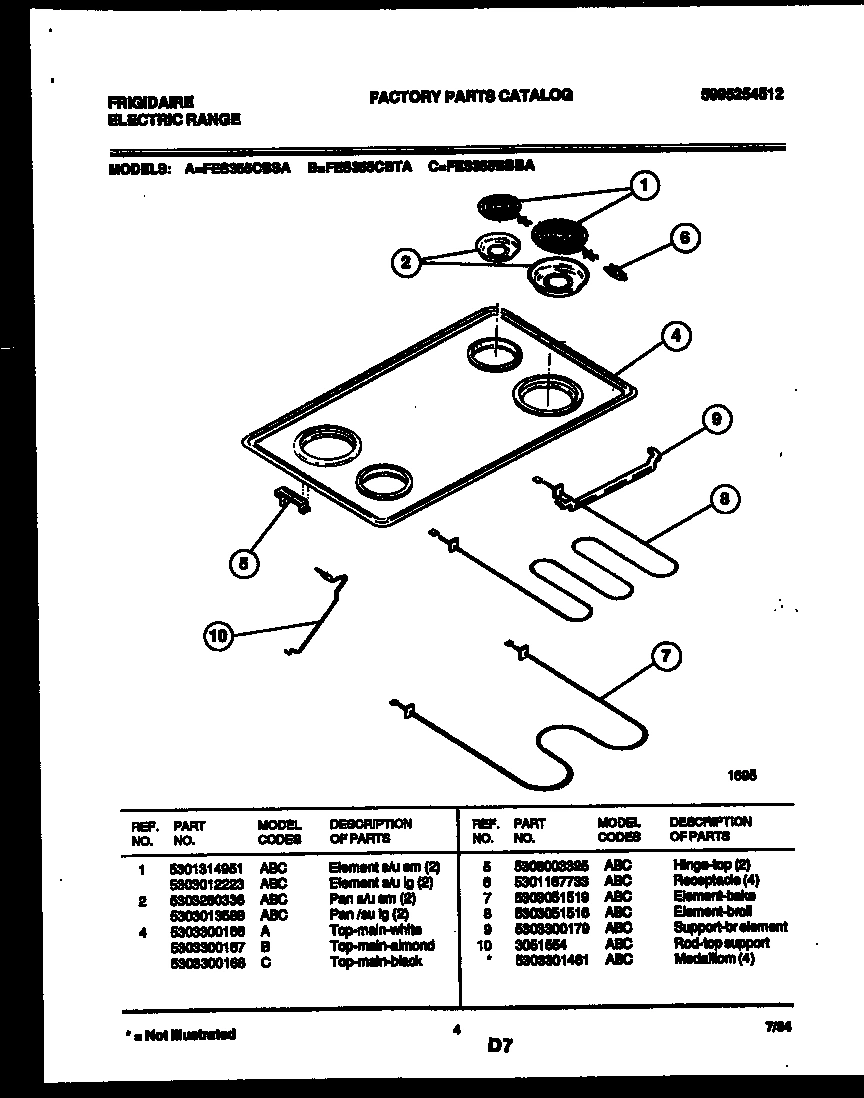 03 - COOKTOP AND BROILER PARTS