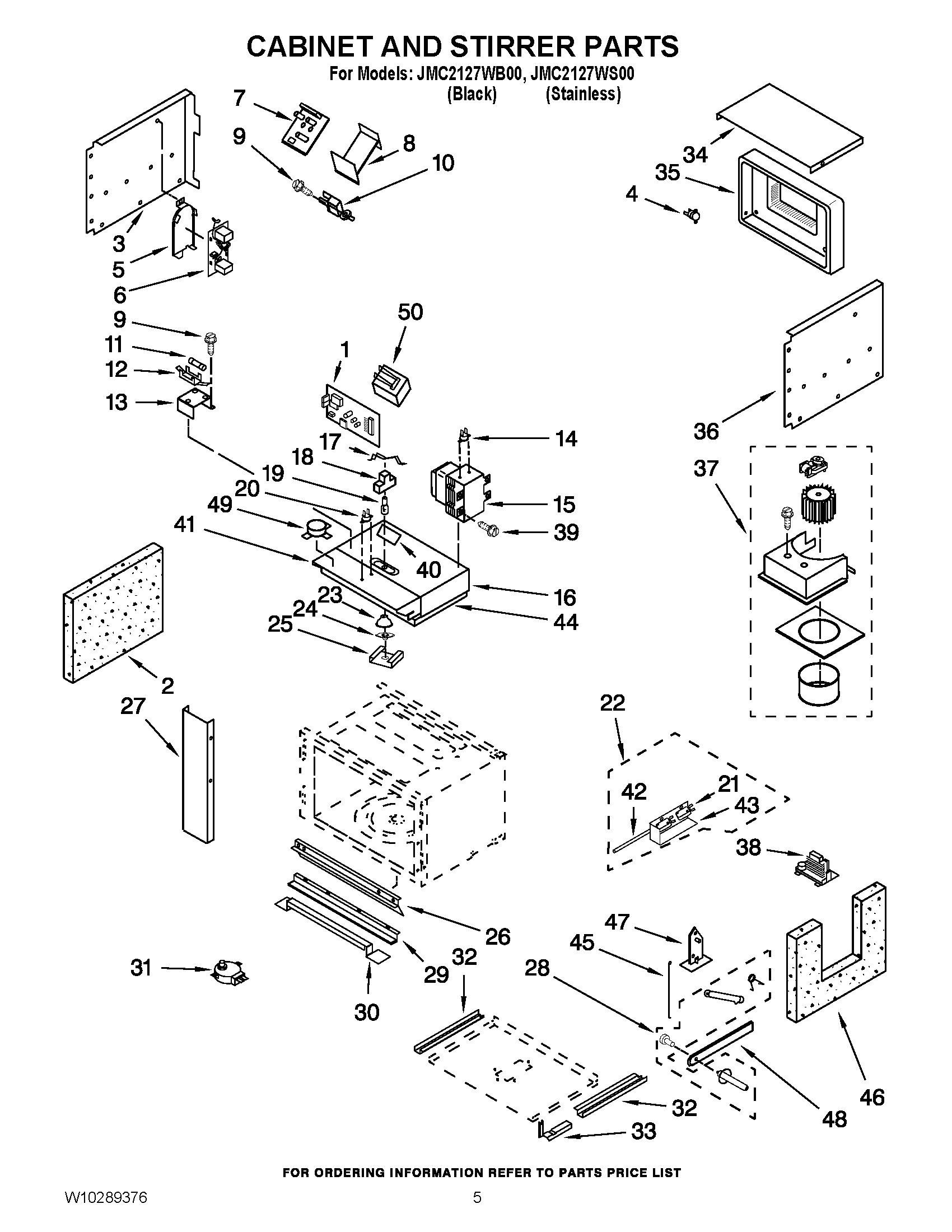 04 - CABINET AND STIRRER PARTS