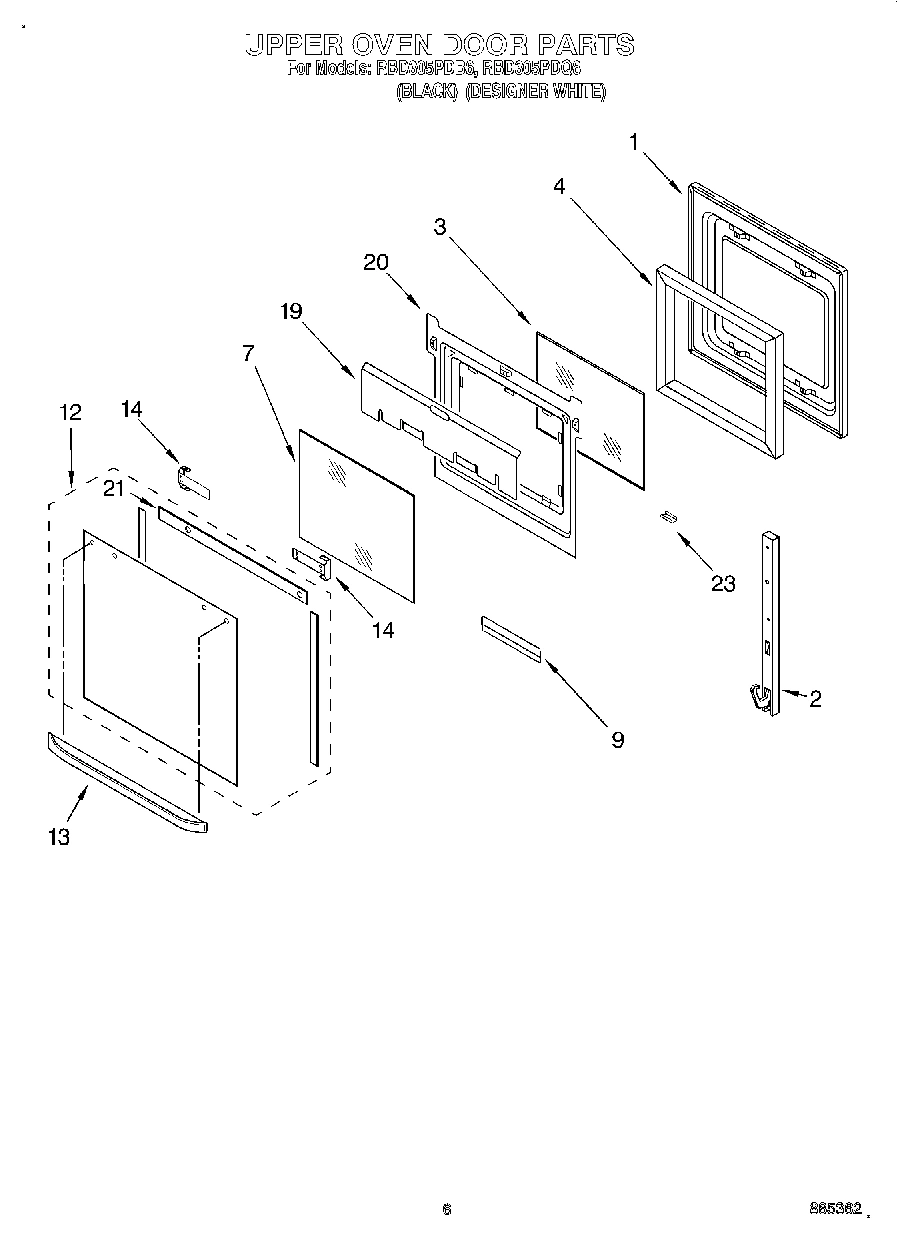 04 - UPPER OVEN DOOR