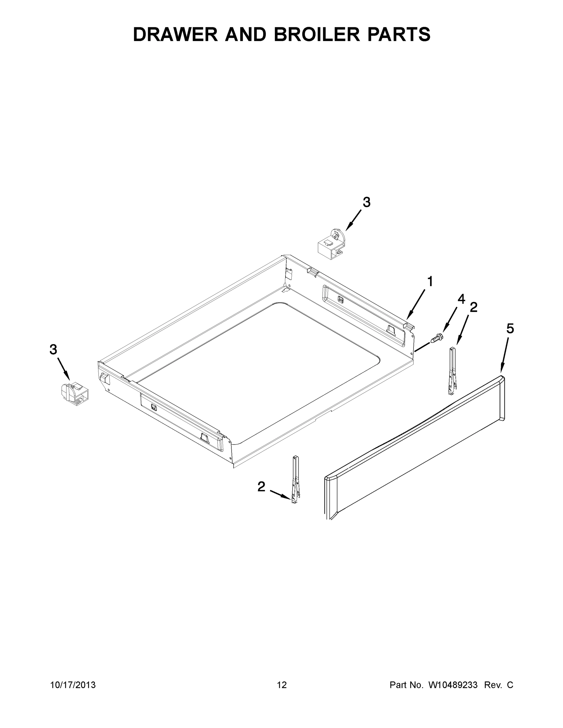 07 - DRAWER AND BROILER PARTS