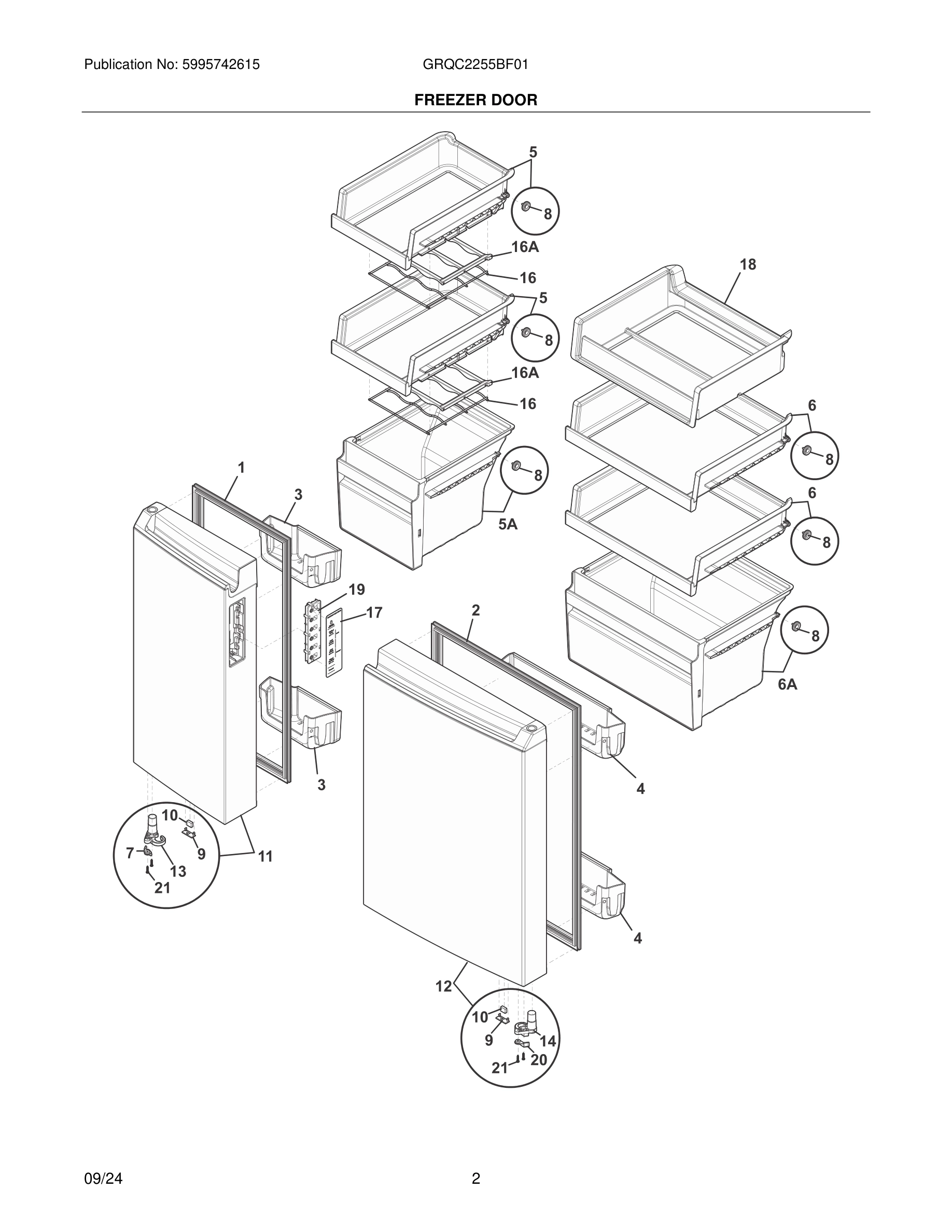 03 - FREEZER DOOR