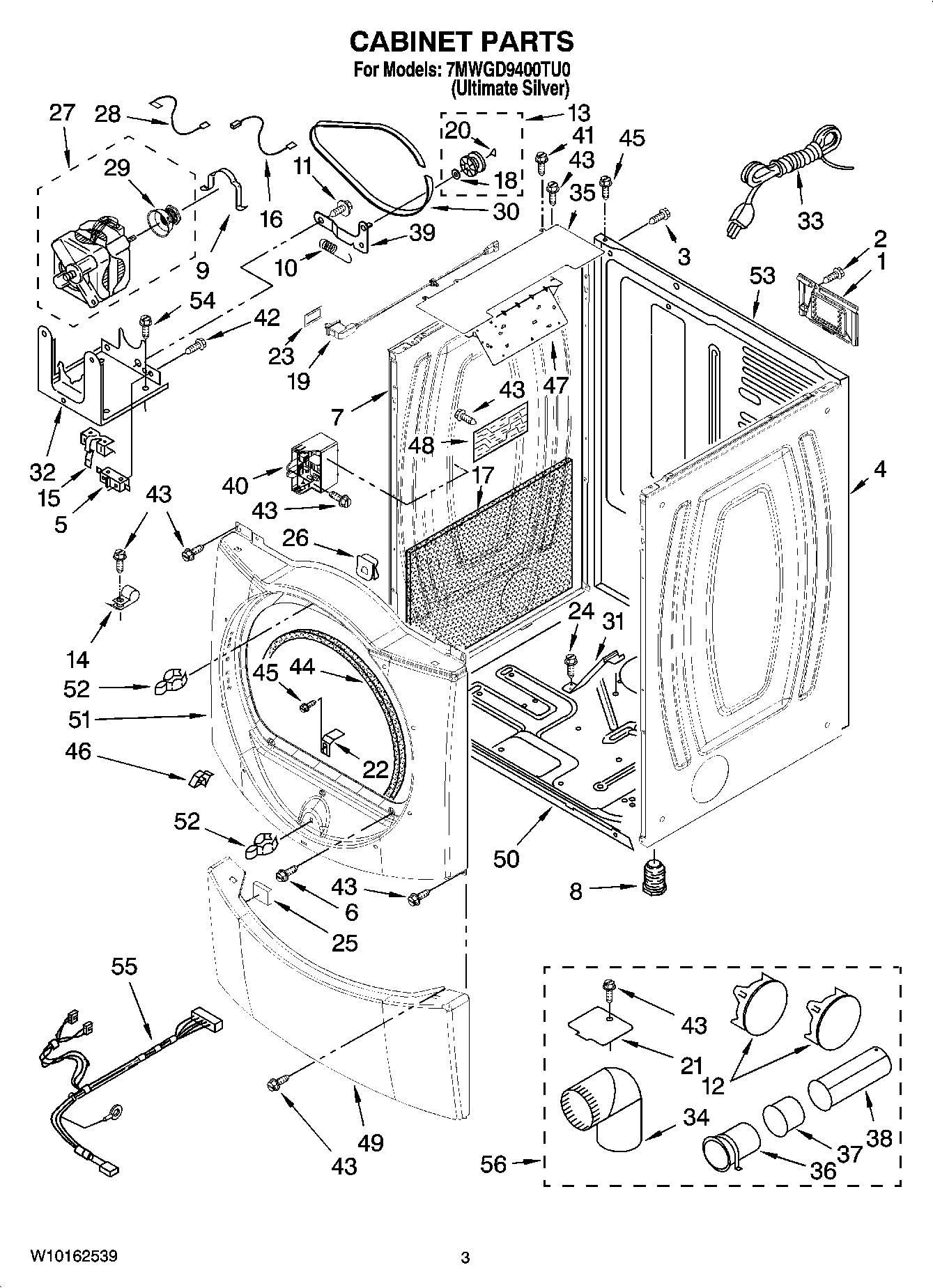 02 - CABINET PARTS