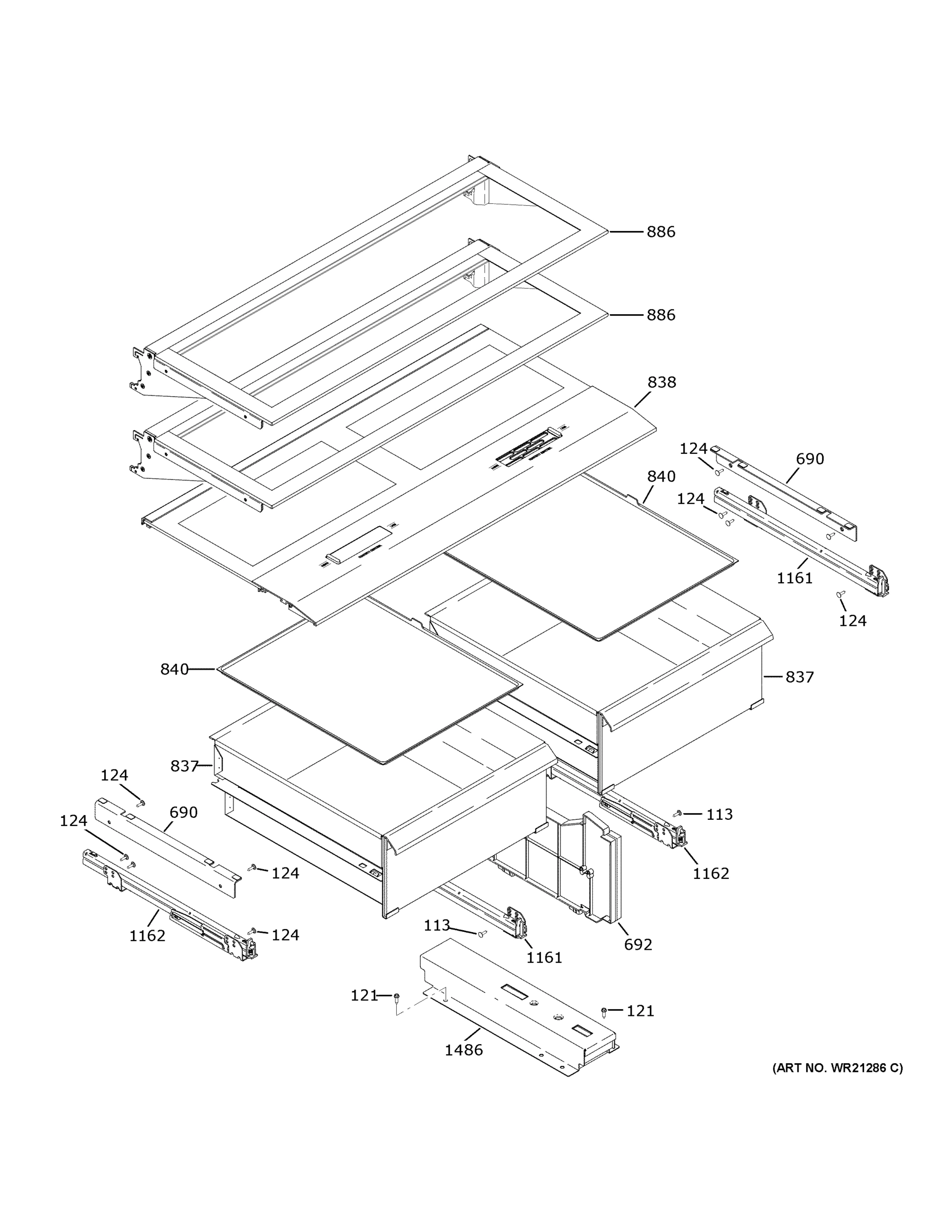 REFRIGERATOR SHELVES