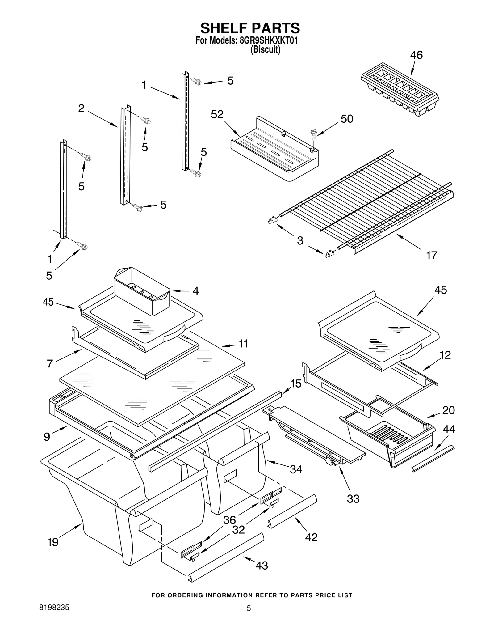 SHELF PARTS