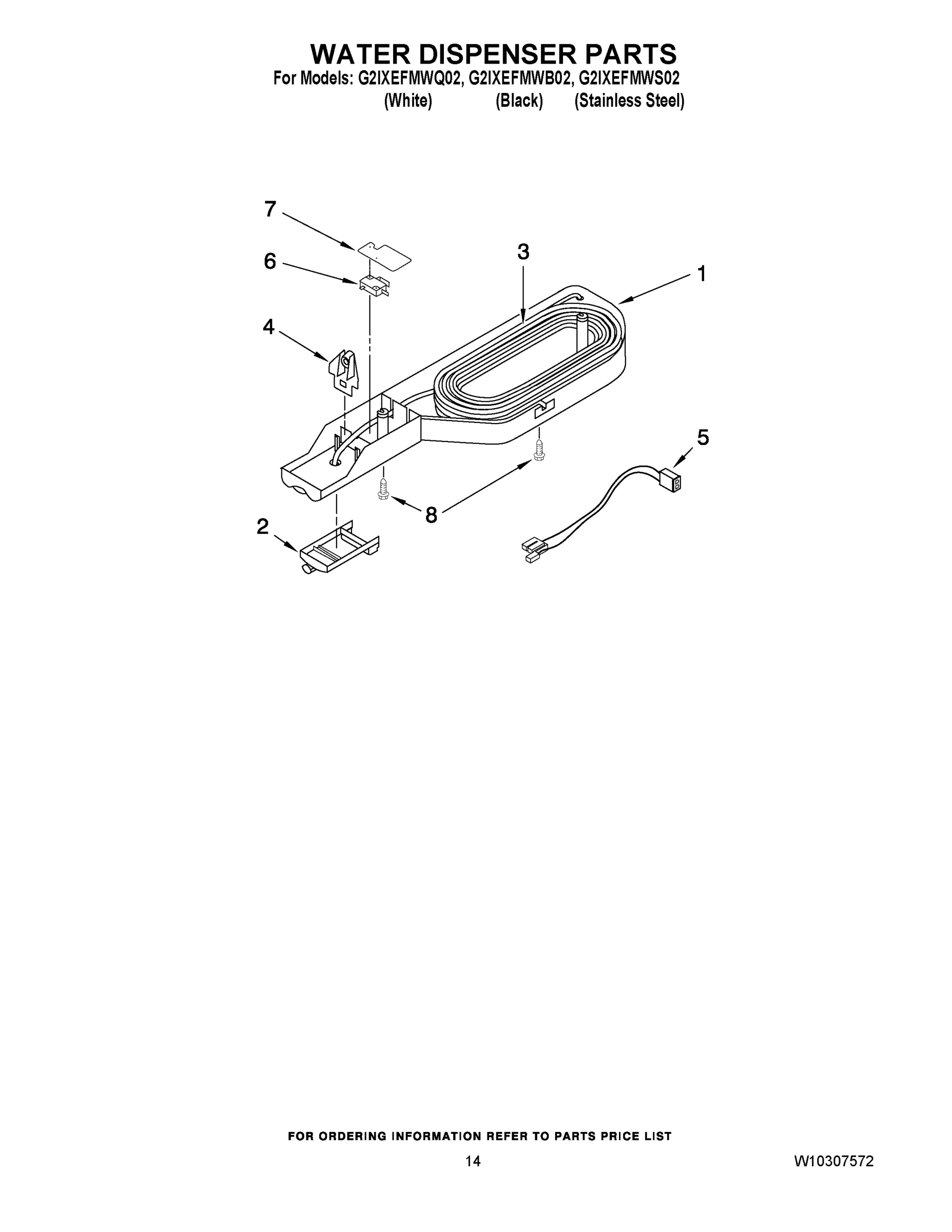 08 - WATER DISPENSER PARTS