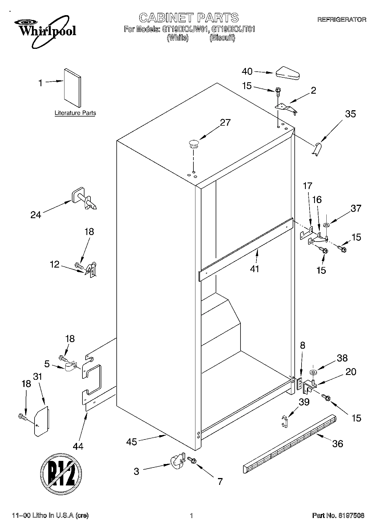 01 - CABINET, LITERATURE