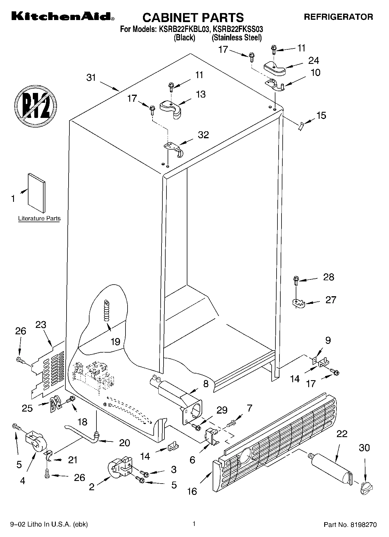 01 - CABINET PARTS
