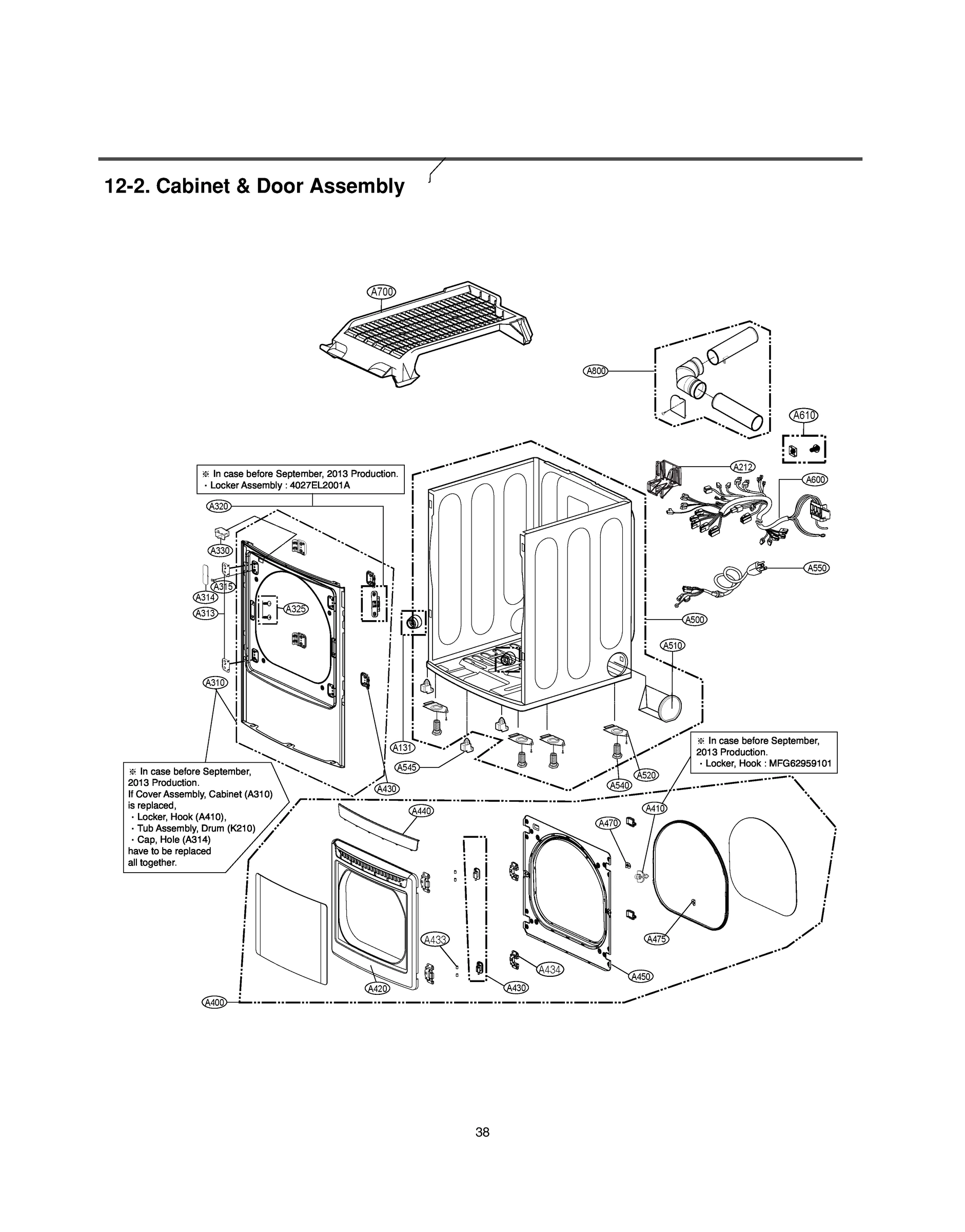 CABINET & DOOR ASSEMBLY
