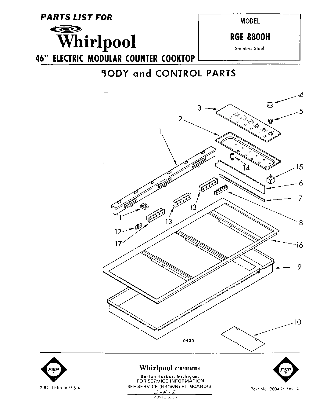 01 - BODY AND CONTROL, LIT/OPTIONAL
